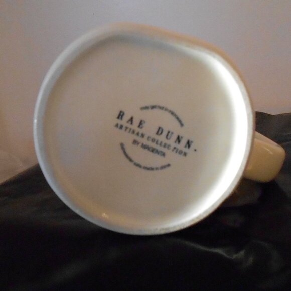 RELAX White Mug - Rae Dunn Artisan Collection by Magenta 4.75"T - Picture 4 of 4